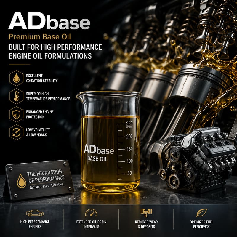 PAO synthetic base oil for full-synthetic engine oils