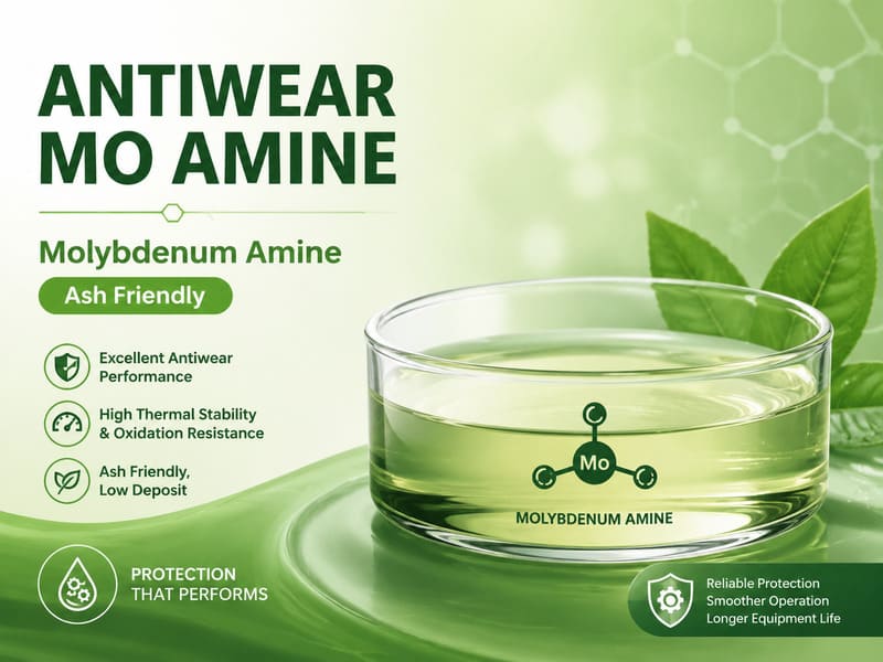 Molybdenum amine complex sulfur-free friction modifier additive