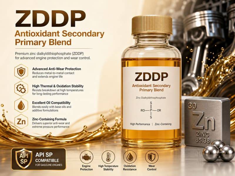 ZDDP zinc dialkyldithiophosphate lubricant additive sample