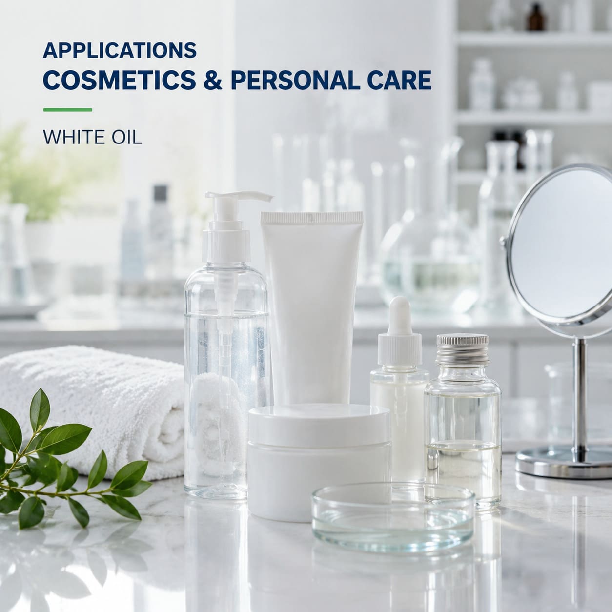 White oil for cosmetics and personal care