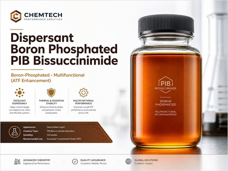 Boron phosphated PIB bissuccinimide multifunctional dispersant