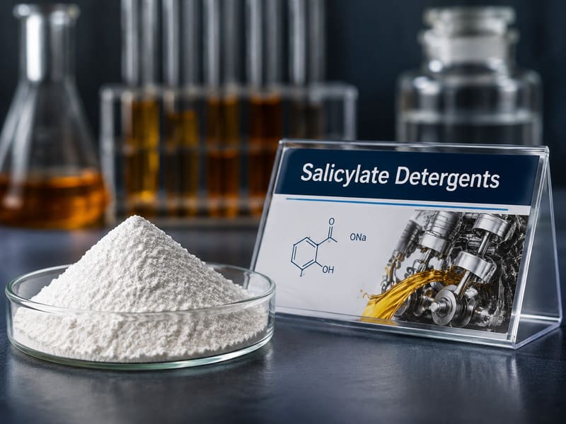 Calcium alkyl salicylate detergent additive