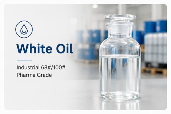 White oil — industrial, cosmetic, food grade and pharmaceutical