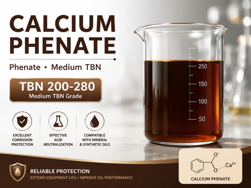 Medium TBN calcium sulfurized alkylphenate detergent additive