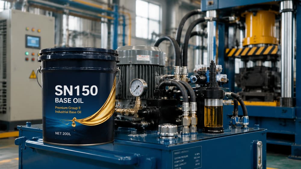 SN150 Group I base oil for hydraulic systems and light industrial lubricants