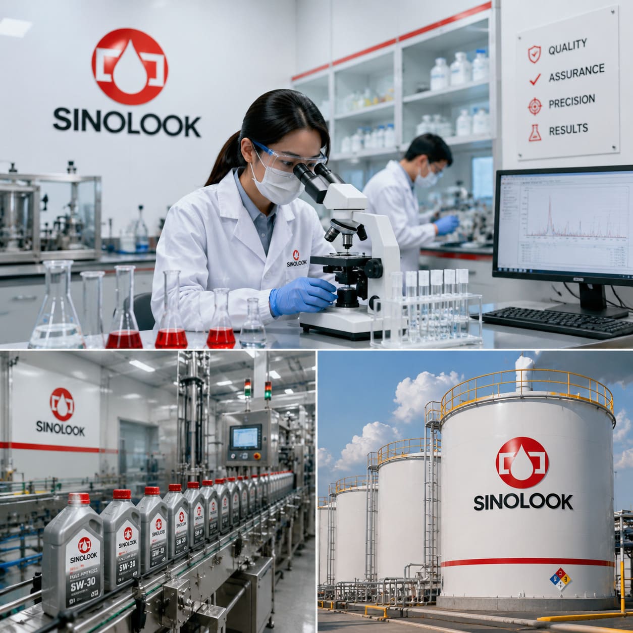 Sinolook brake fluid manufacturing and quality control facility