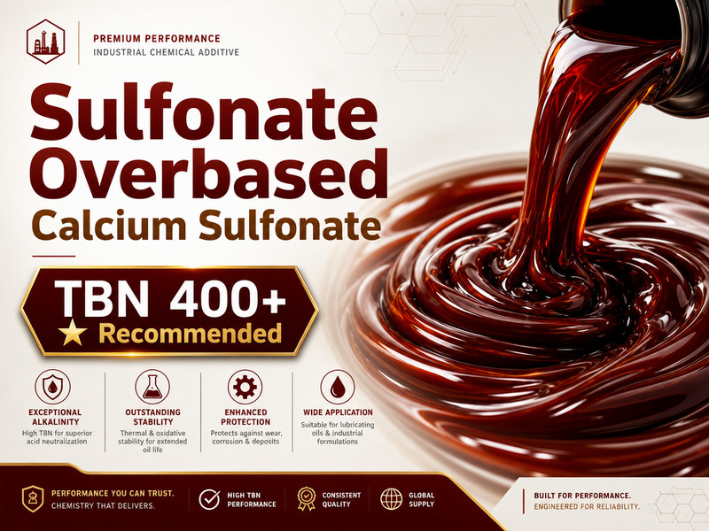 Sinolook overbased calcium sulfonate detergent additive sample