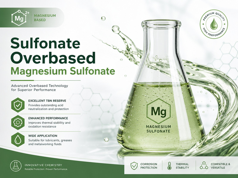 Overbased magnesium sulfonate detergent additive TBN 400+