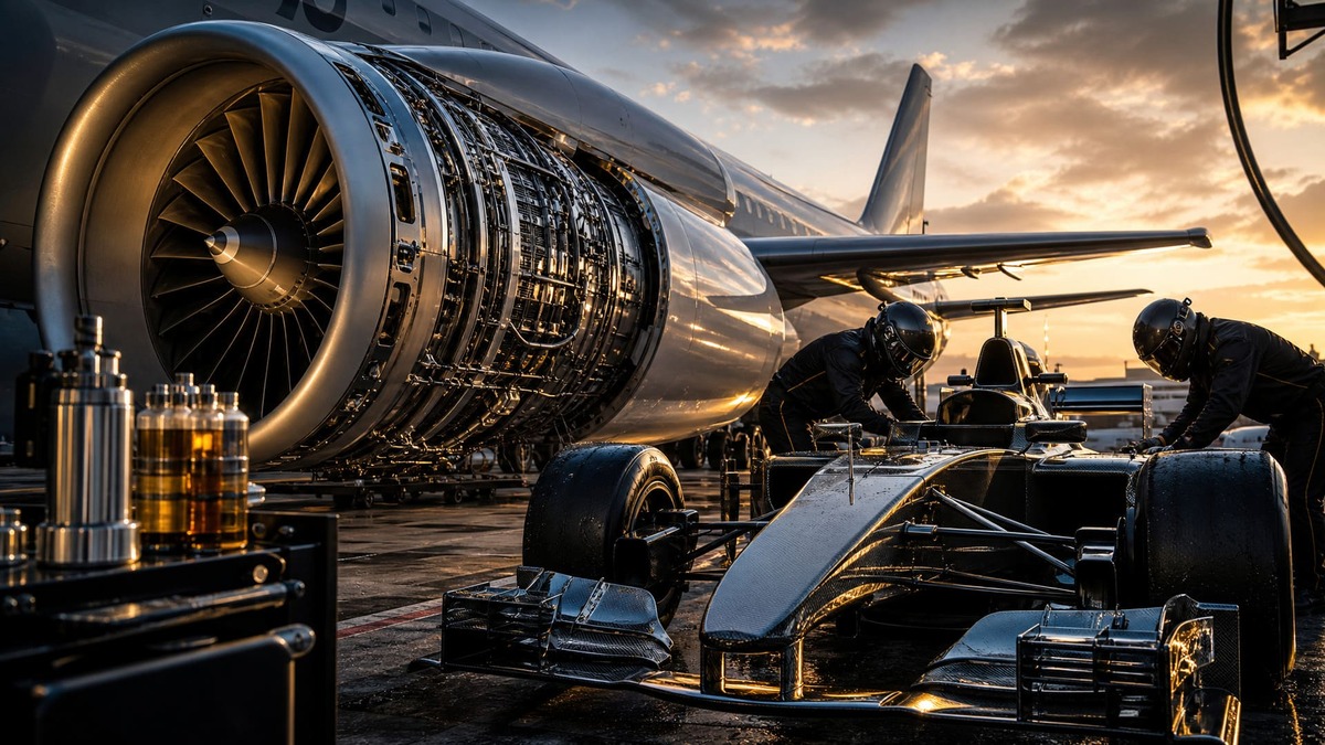 Synthetic base oil for aviation turbine oils and aerospace lubricants