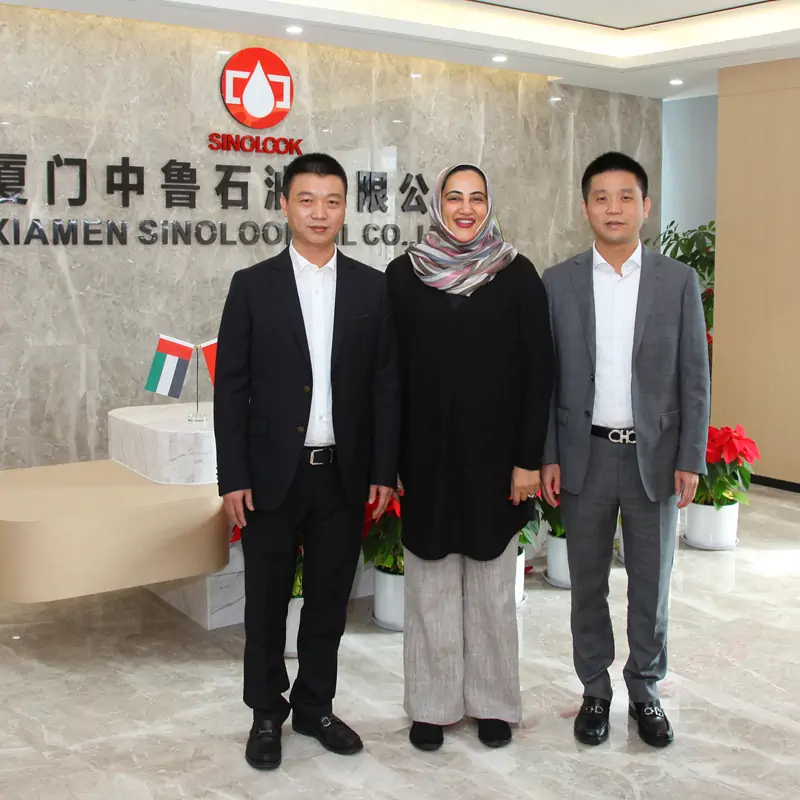 Sinolook leadership with ADNOC senior management