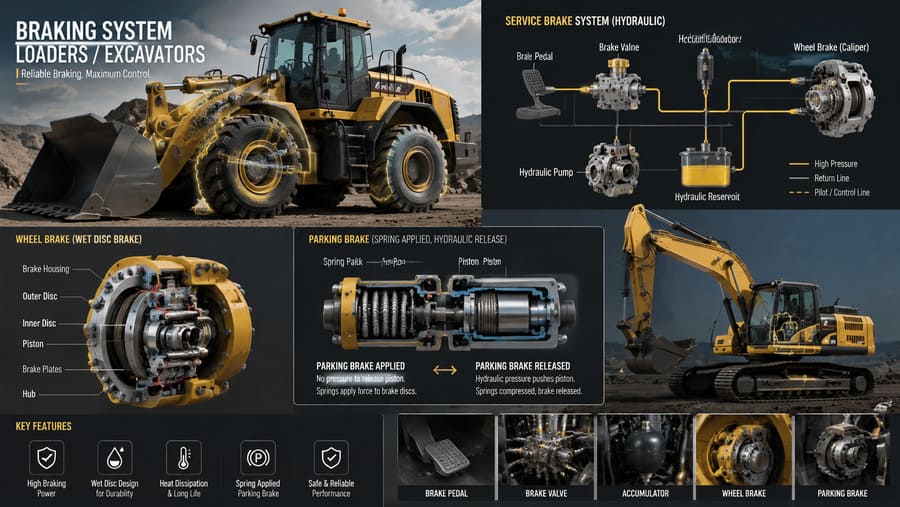 Brake fluid for off-highway construction, mining and agricultural machinery
