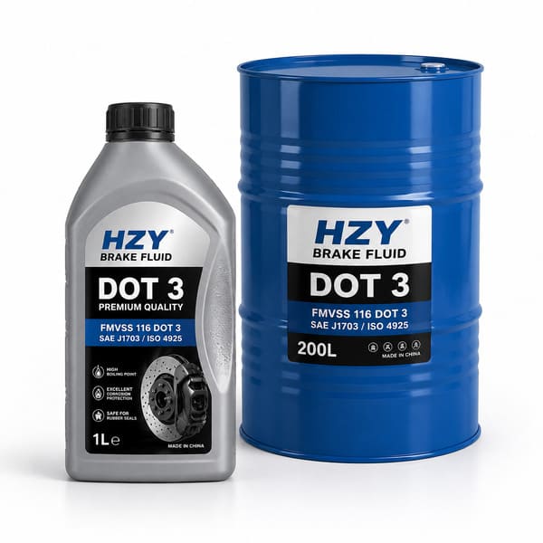 Sinolook DOT 3 brake fluid — FMVSS 116 and ISO 4925 Class 3