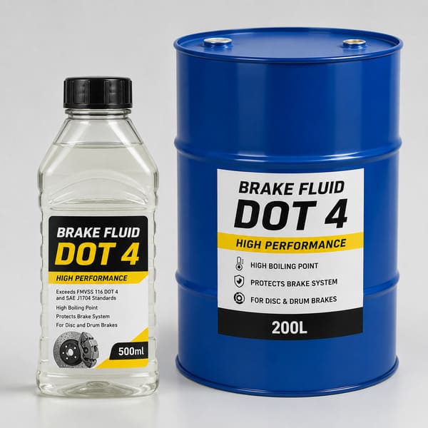 Sinolook DOT 4 brake fluid — FMVSS 116 and ISO 4925 Class 4