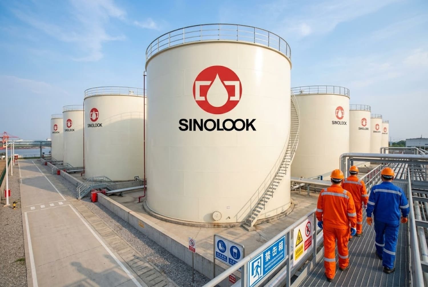 Sinolook bonded oil tank storage facility in China