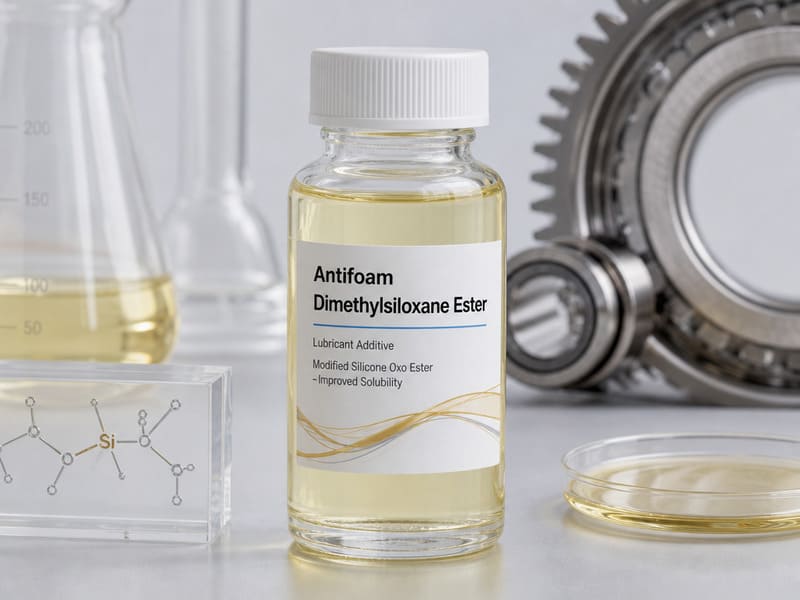 Modified dimethylsiloxane ester antifoam defoamer additive