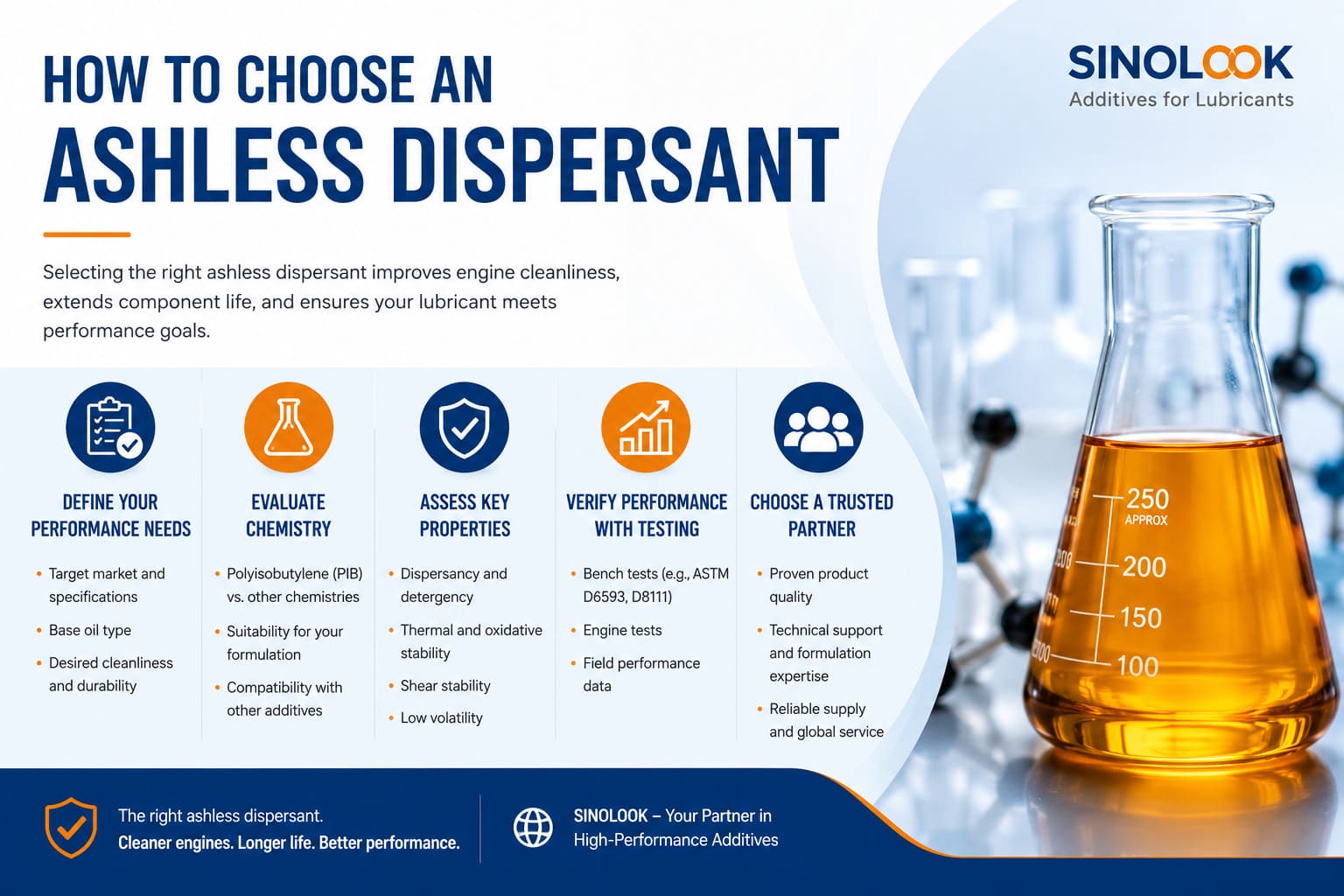 PIBSI mono vs bis vs poly ashless dispersant comparison