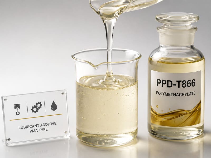 T866 polymethacrylate pour point depressant additive sample