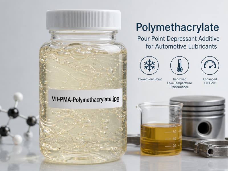 PMA viscosity index improver companion to pour point depressant