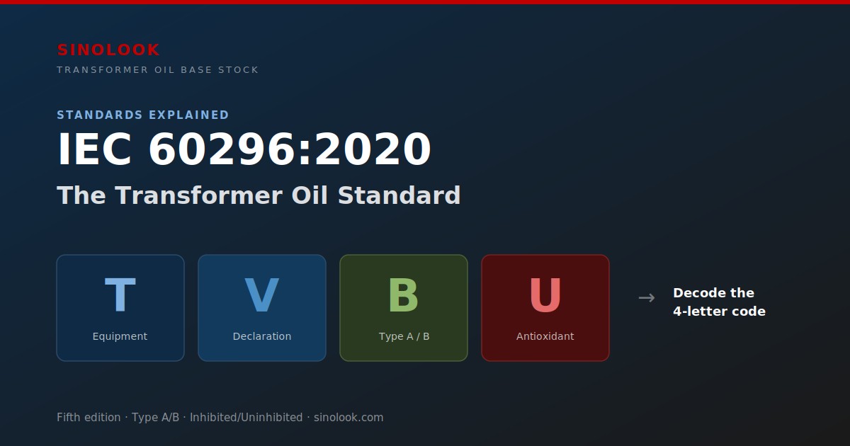 IEC 60296:2020 transformer oil standard explained