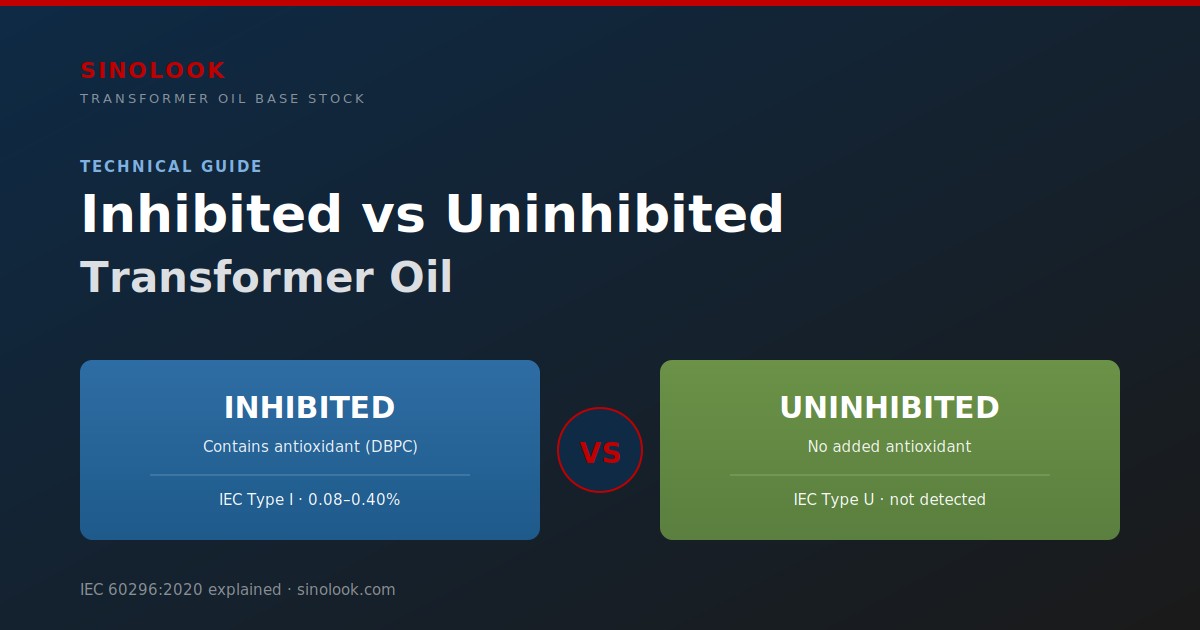 Inhibited vs uninhibited transformer oil comparison